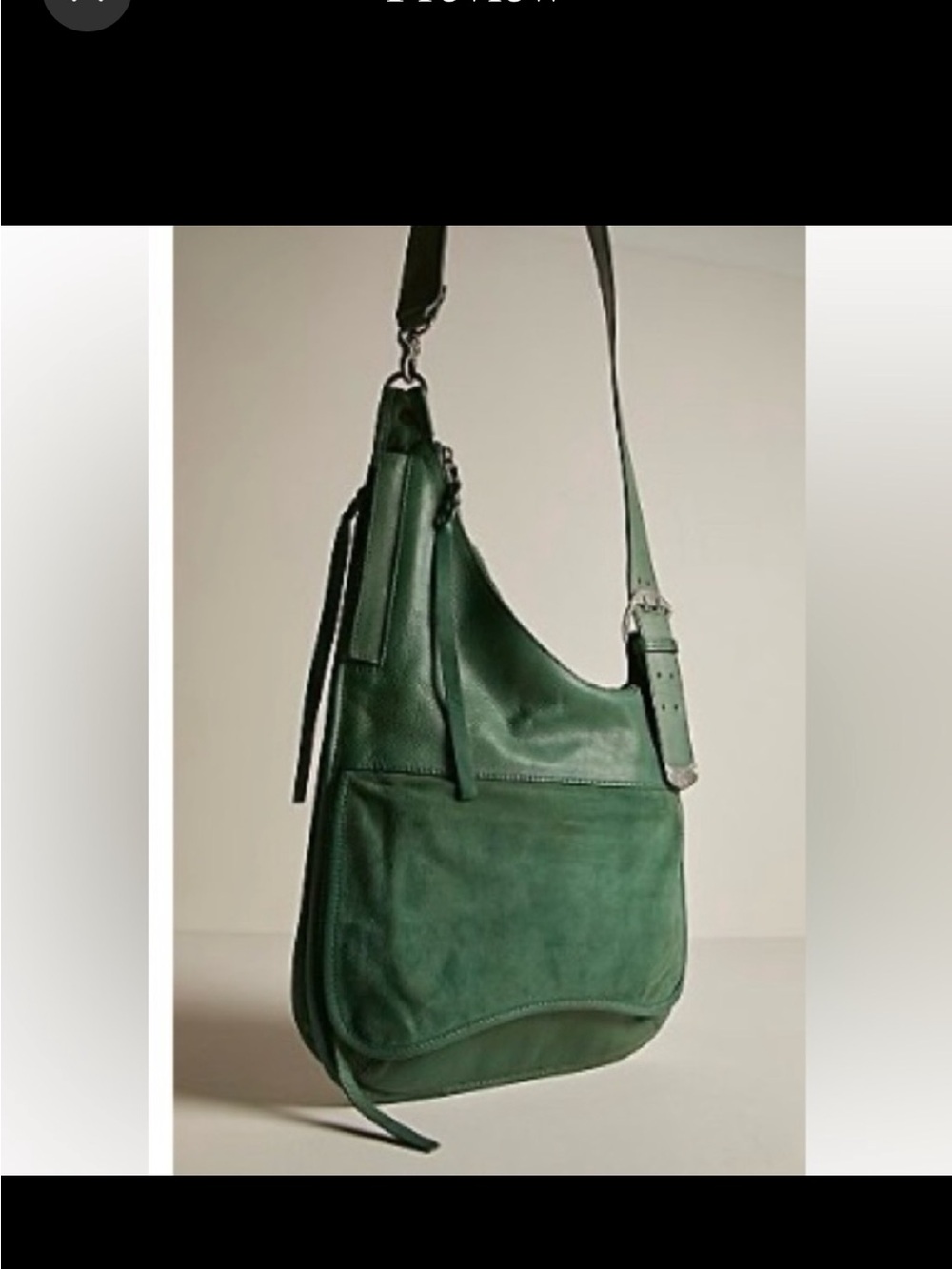 Green Shoulder Hobo Bag - Stylish Everyday Carry